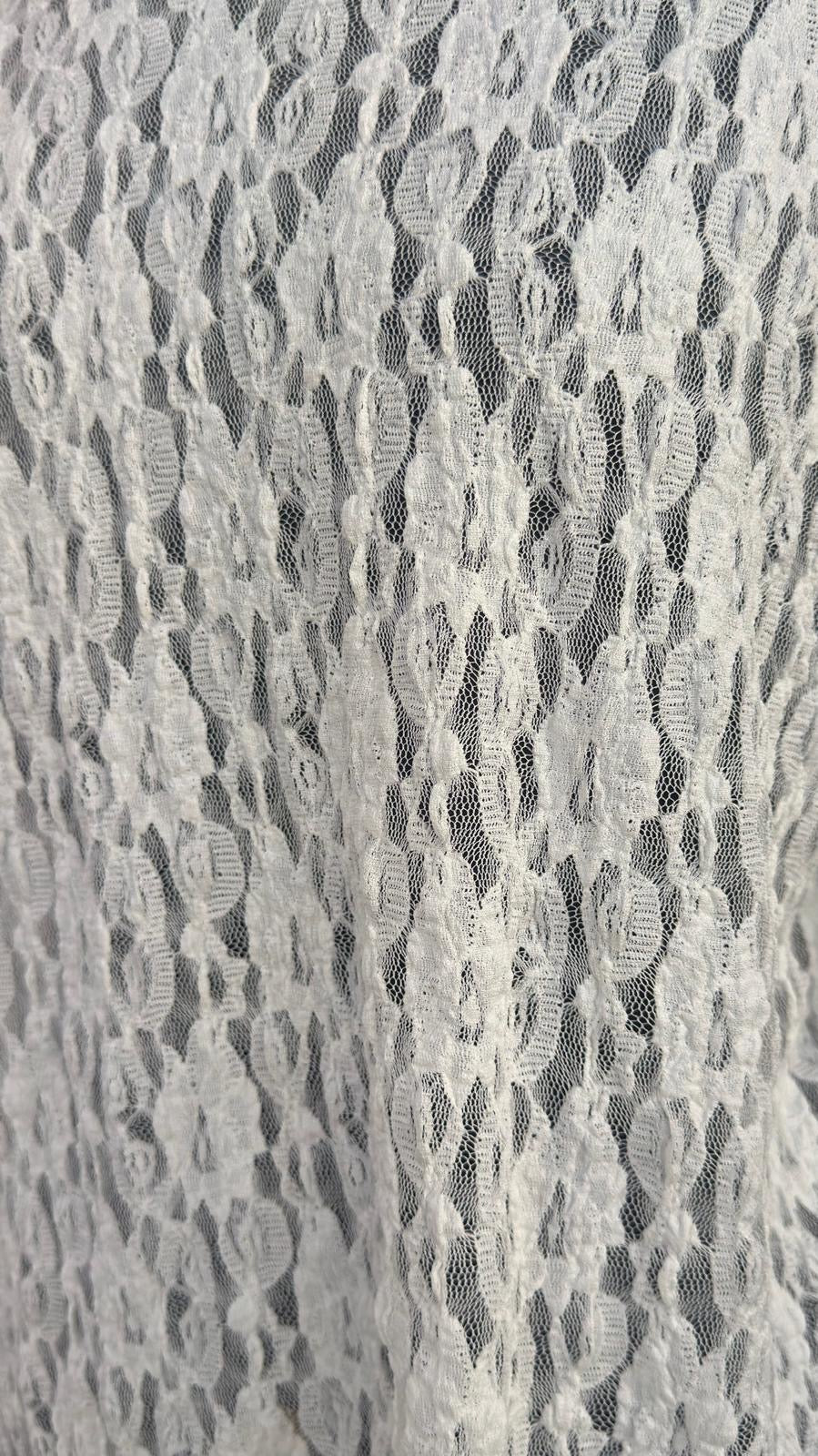 Abbi Stretch Lace Long Sleeved Layering Top