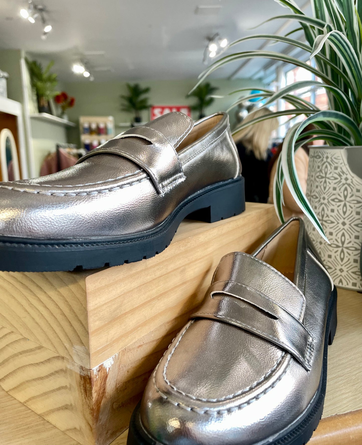 Christie Pewter Loafers