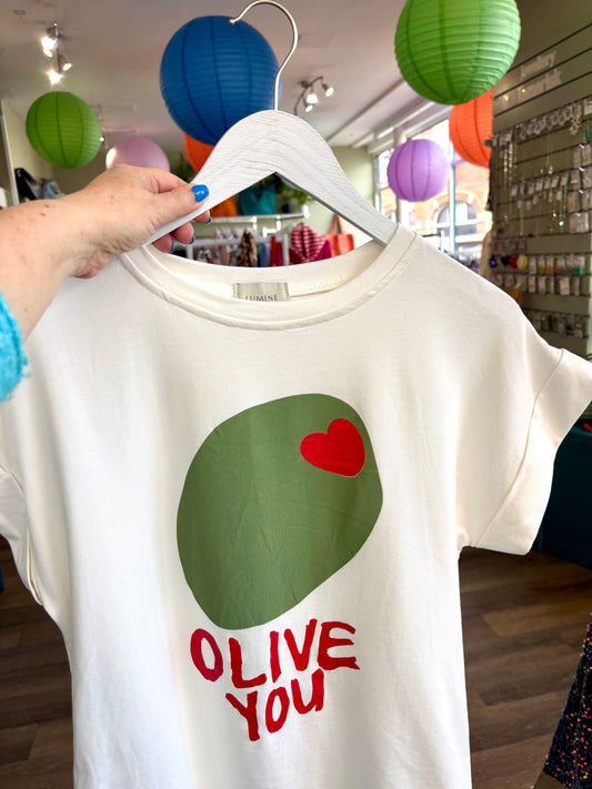 Olive You 🫒 Cotton T Shirt