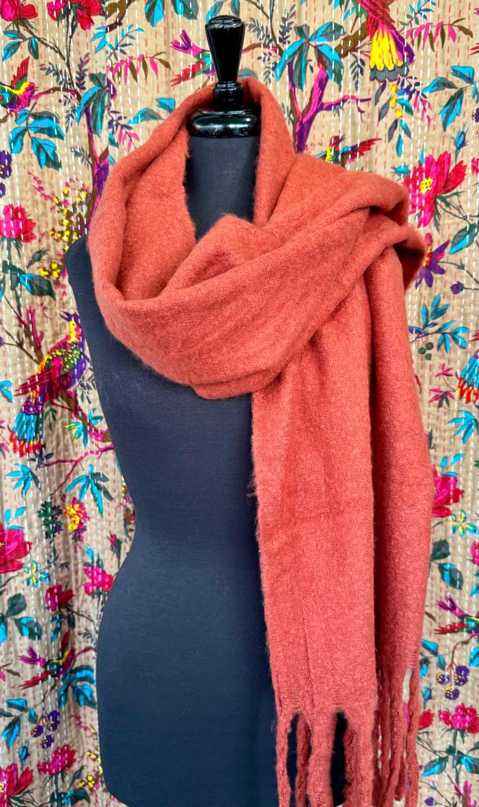 Cosy Plain Blanket Scarf - 9 Colours