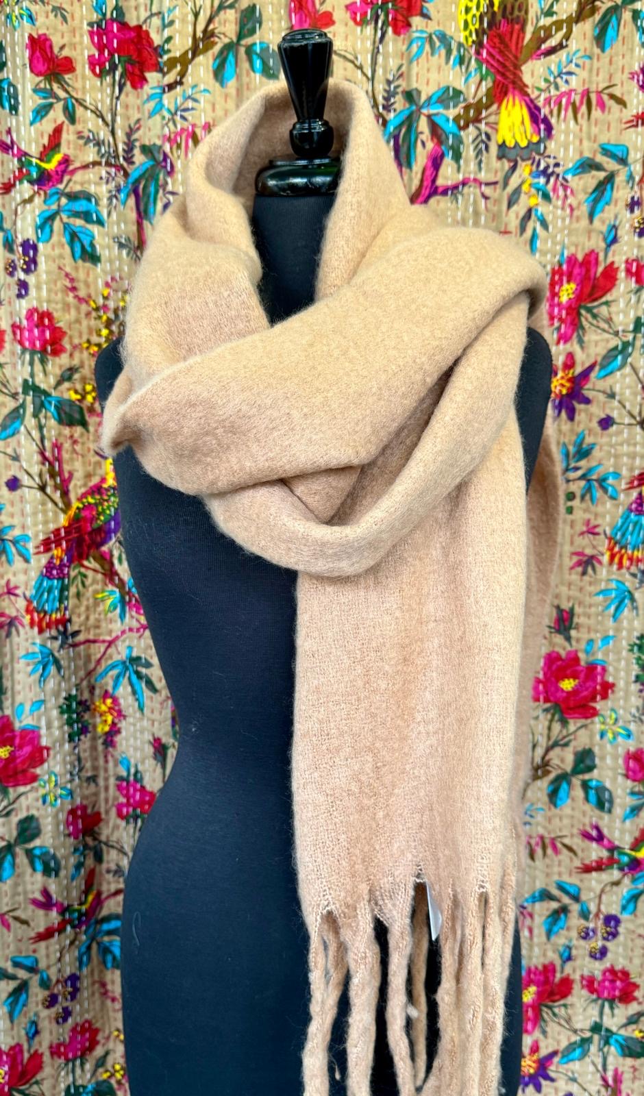 Cosy Plain Blanket Scarf - 9 Colours