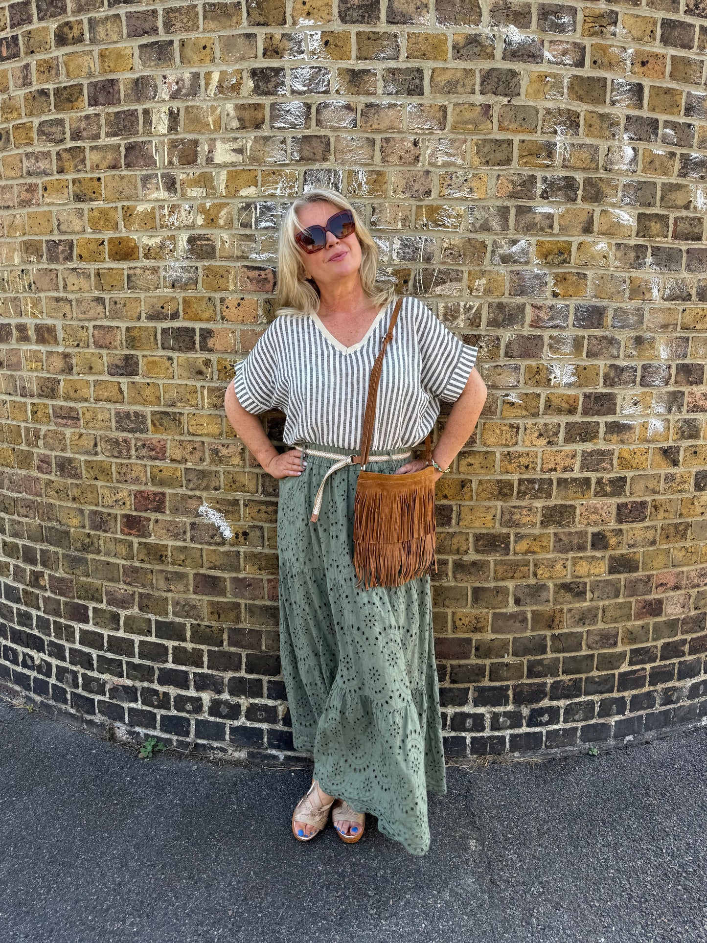 Jemima Broiderie Anglaise Tiered Maxi Skirt - 3 Colours