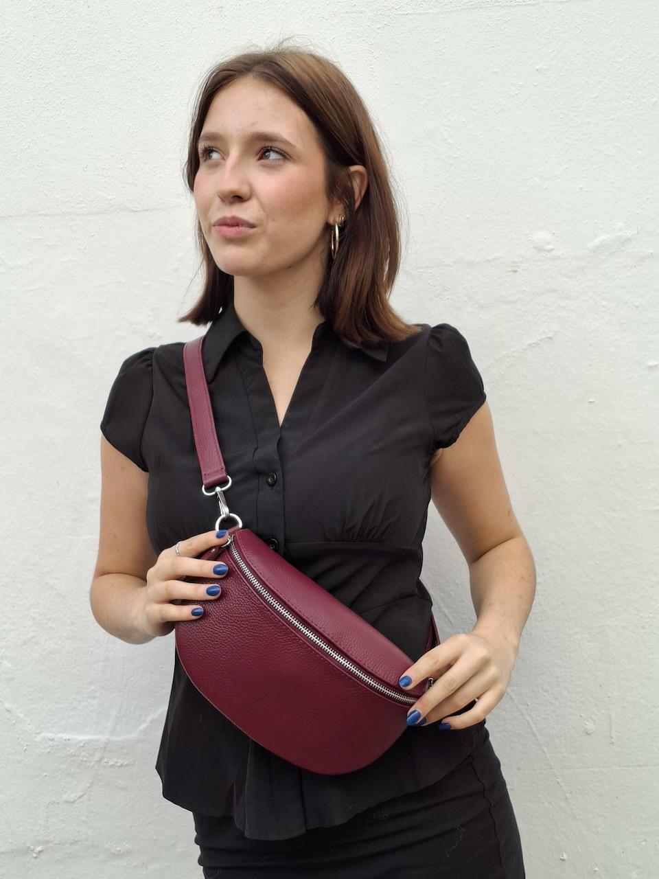 Pebble Leather Bum Bag - Regular Size