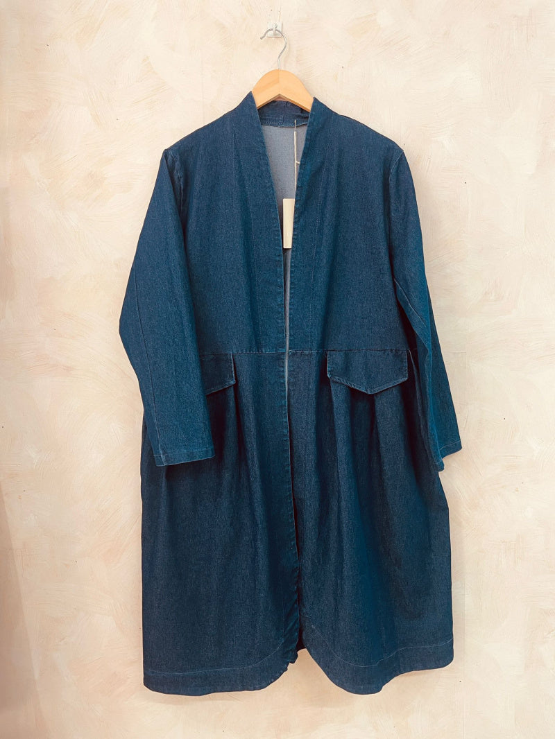 Colette Denim Duster Coat Long Jacket