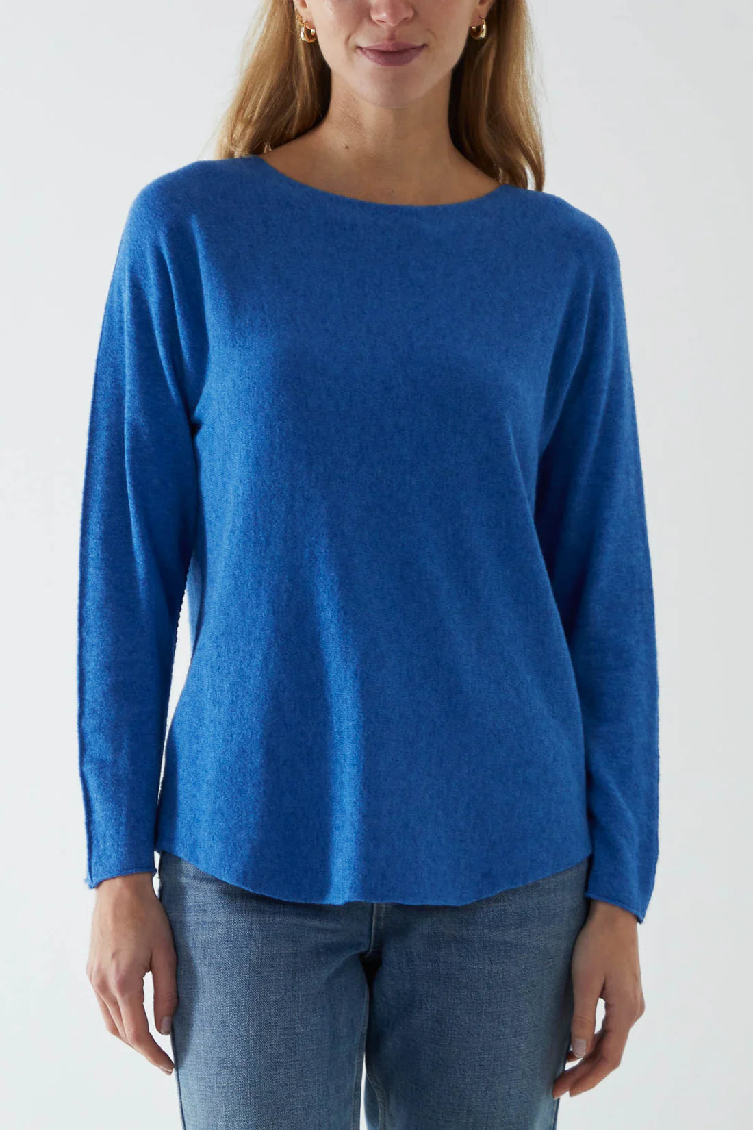 Tamarisk Core Collection Round Neck Long Sleeve Lightweight Knit Jumper