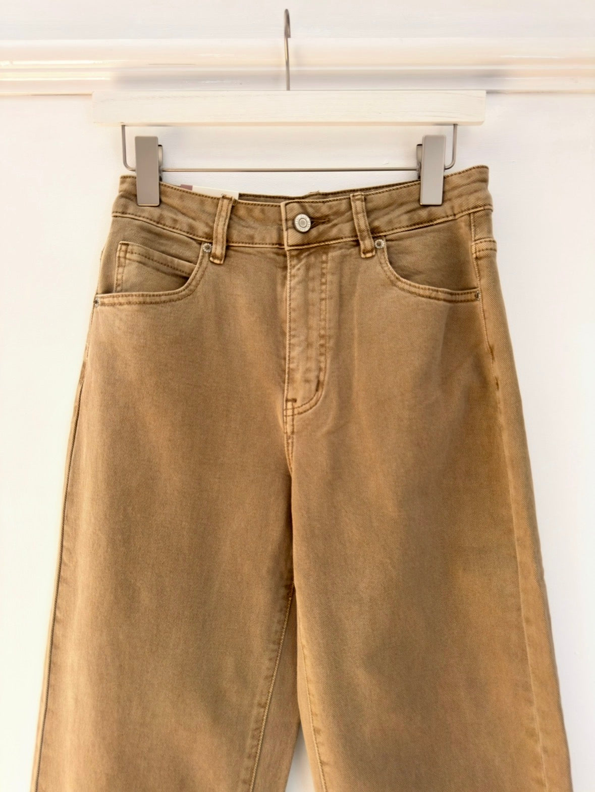 Neutral Camel Mom Jeans