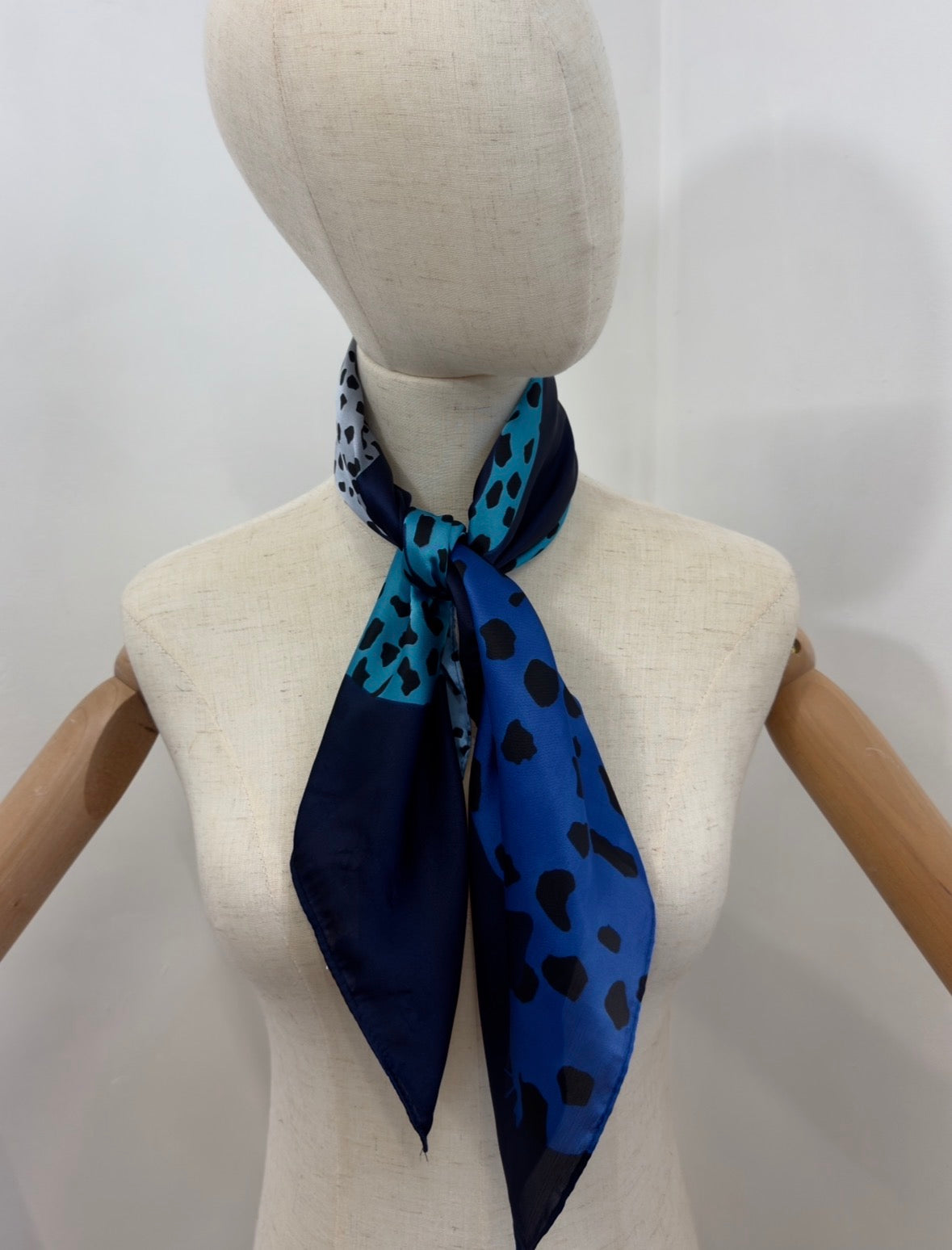 Leopard Silky Square Scarf - 3 Colours