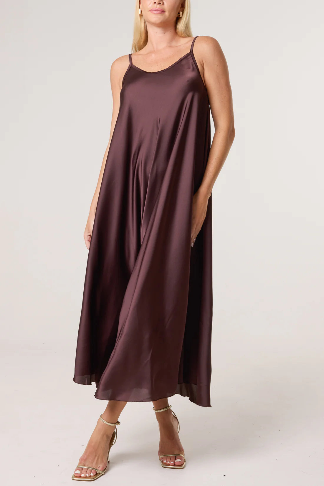 Bryony Satin Maxi Slip Dress - 3 Colours