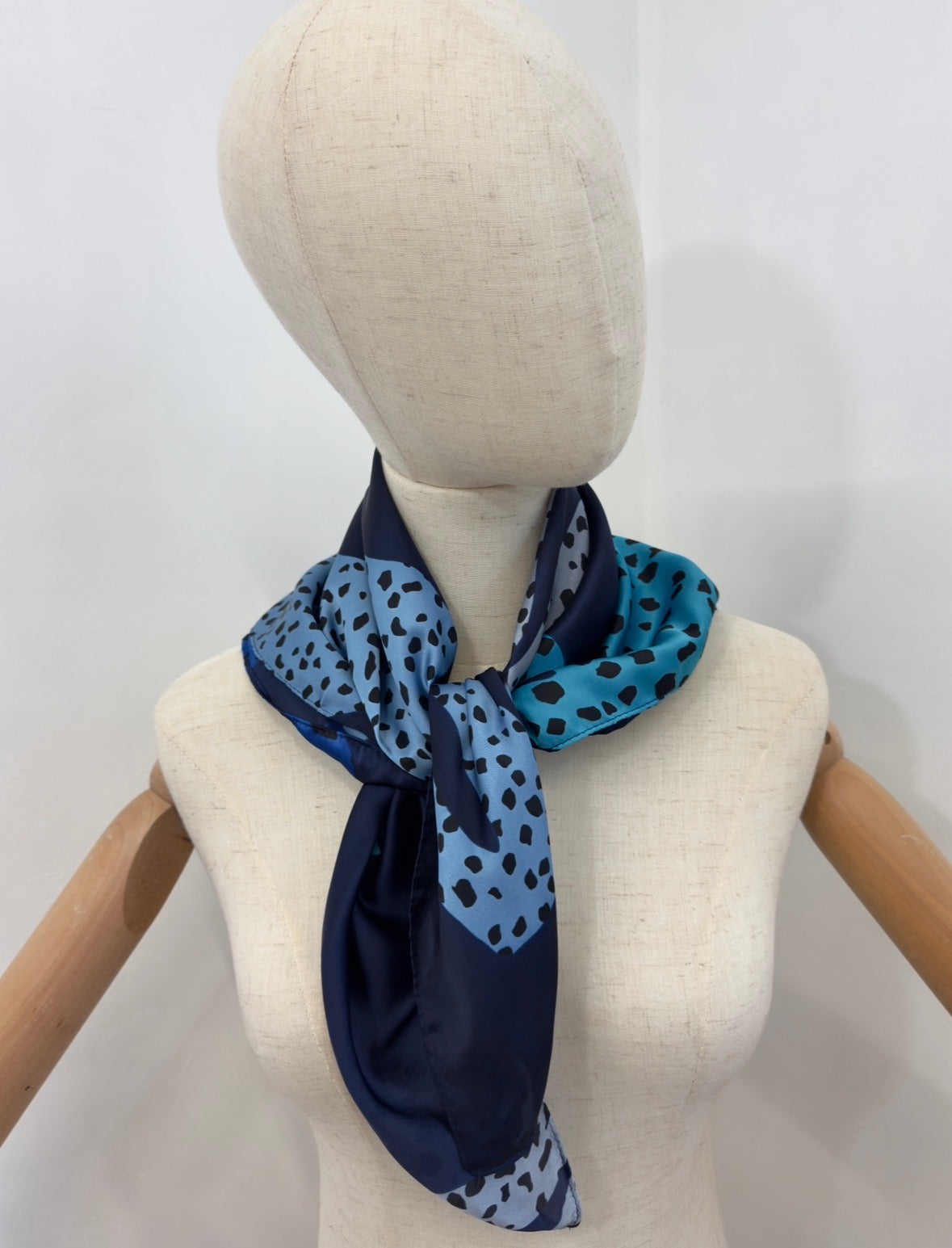 Leopard Silky Square Scarf - 3 Colours