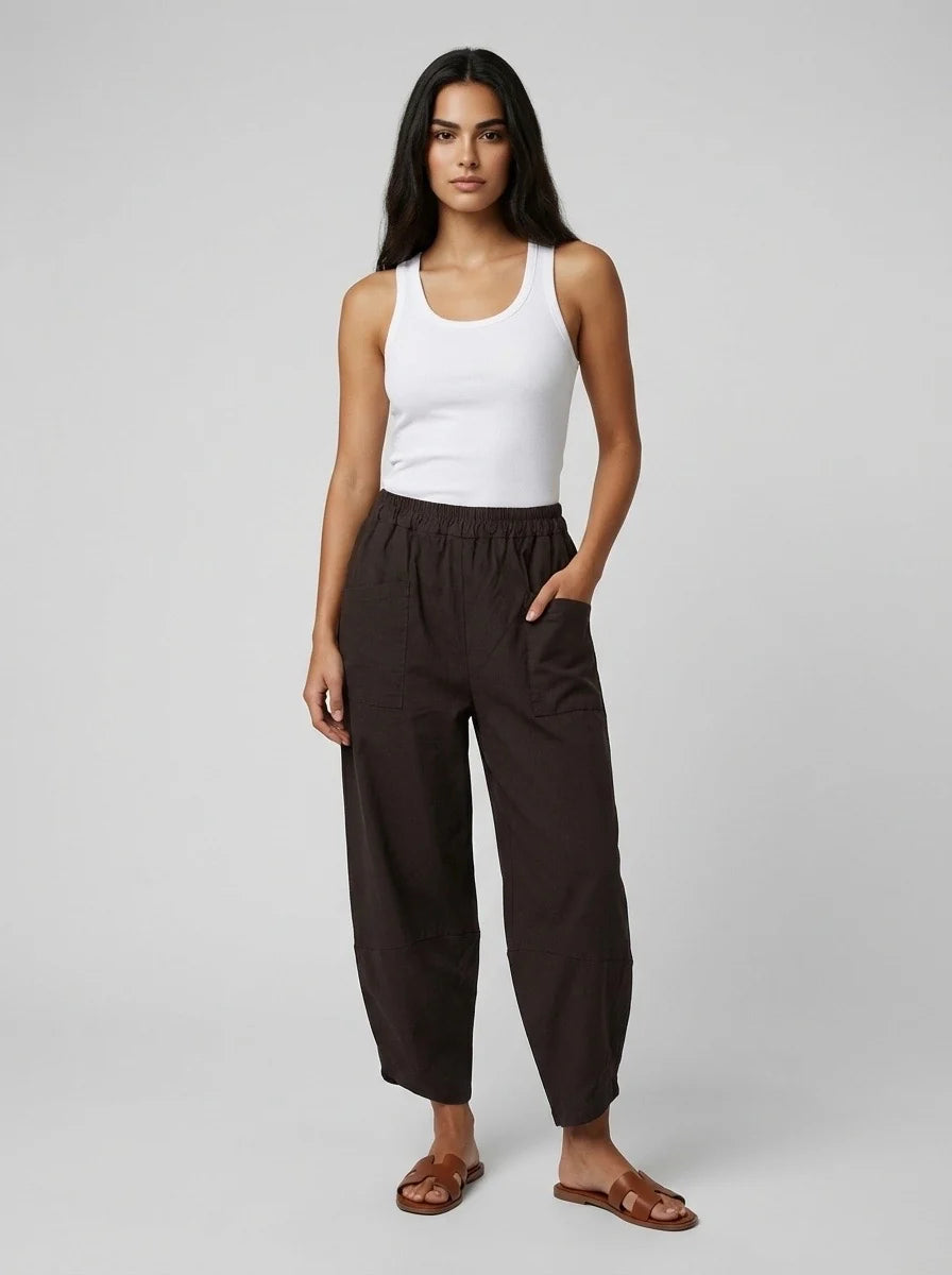 Easy Pull-On Cocoon Trousers