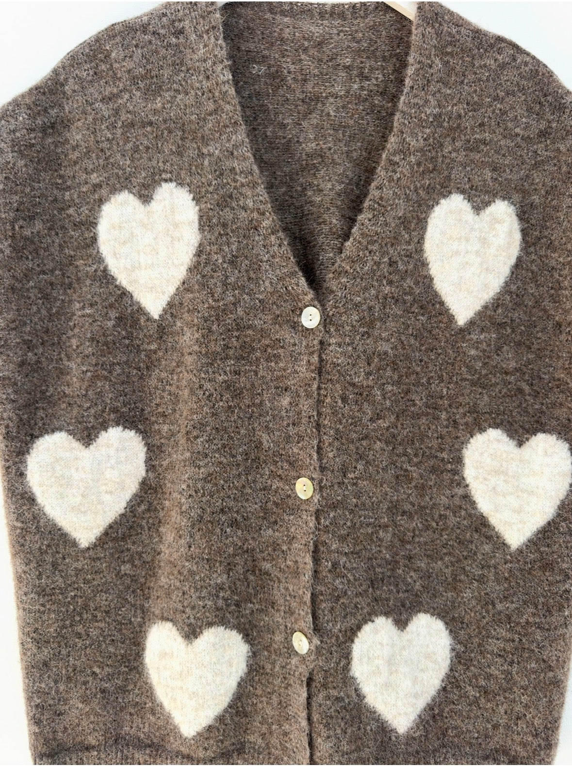 Celia Cosy Heart Knit Waistcoat