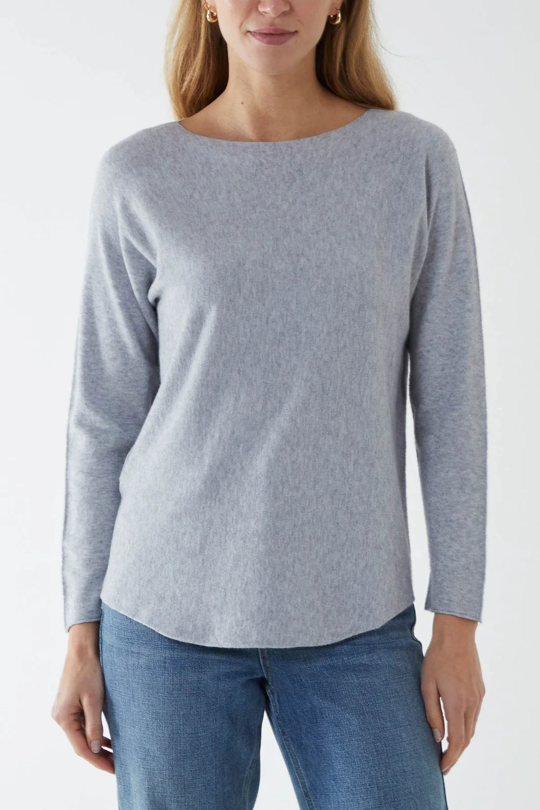 Tamarisk Core Collection Round Neck Long Sleeve Lightweight Knit Jumper