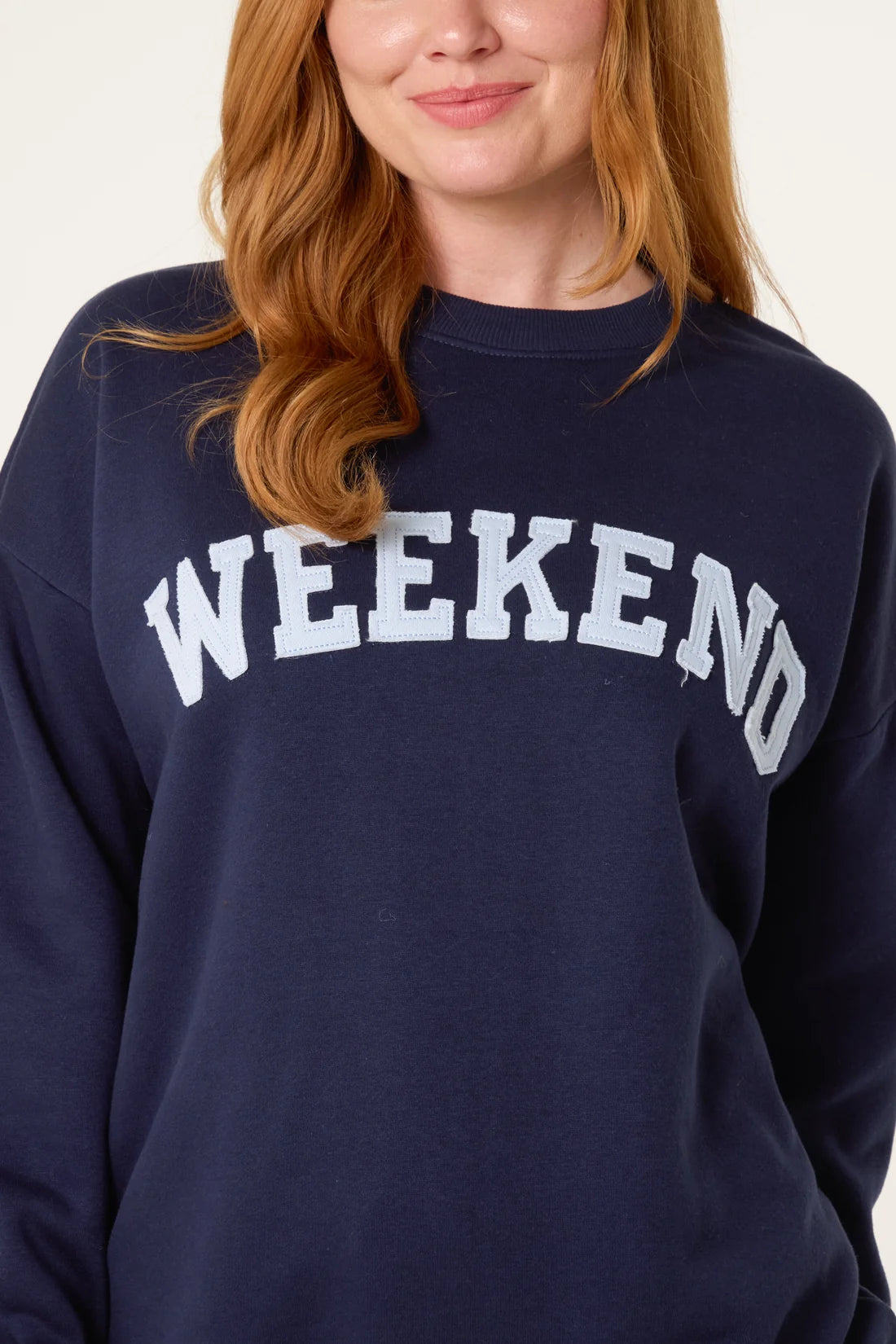 Weekend Appliqué Sweatshirt
