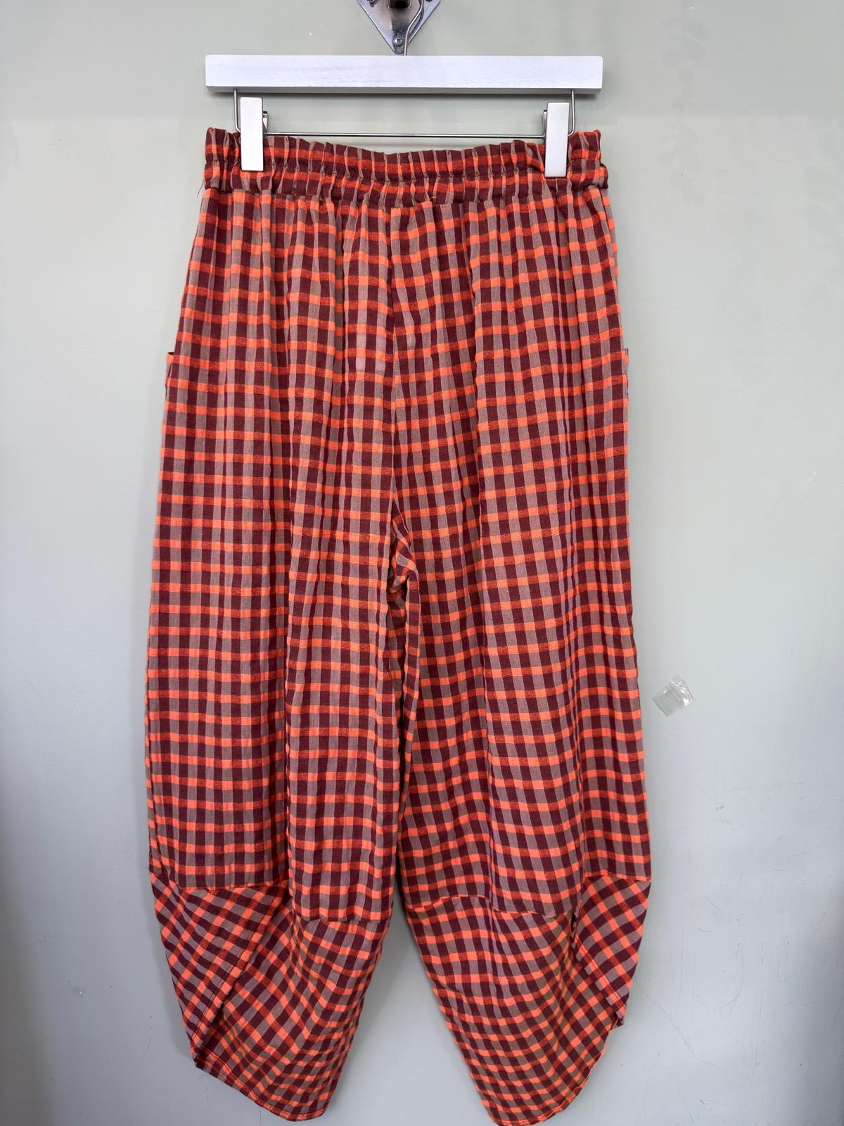 Lottie Dopamine Check Cocoon Trousers