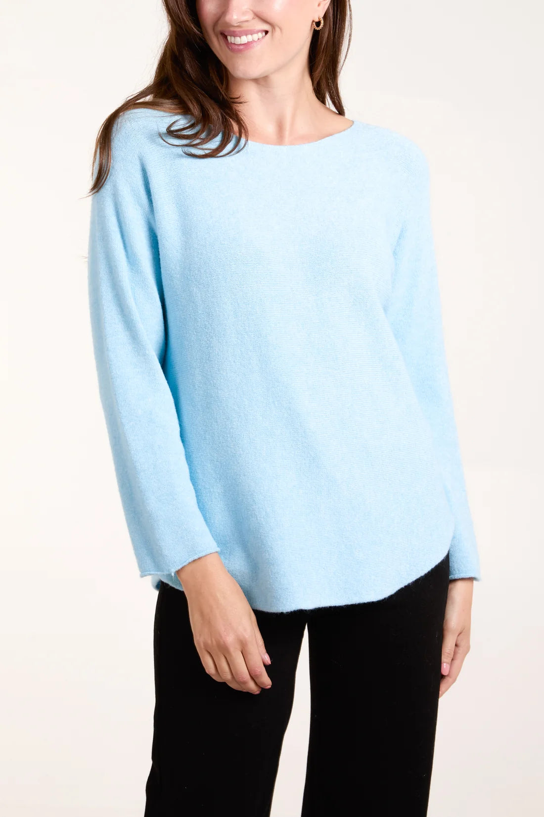 Tamarisk Core Collection Round Neck Long Sleeve Lightweight Knit Jumper