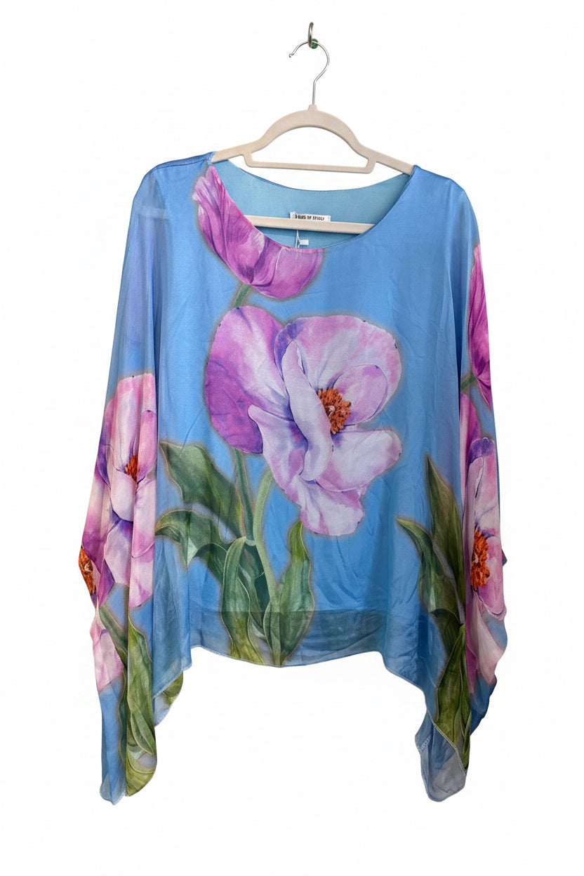 Rosanna Silk Floral Floaty Top