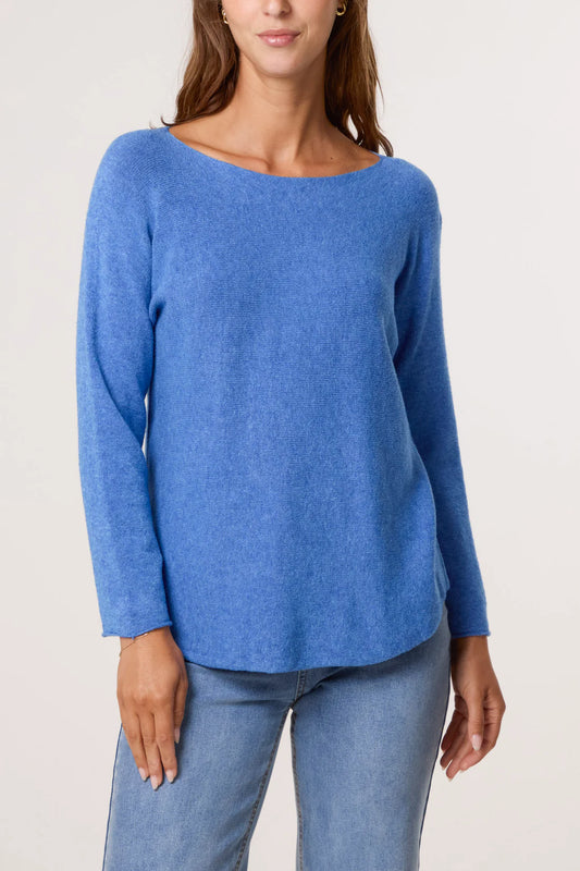 Tamarisk Core Collection Round Neck Long Sleeve Lightweight Knit Jumper