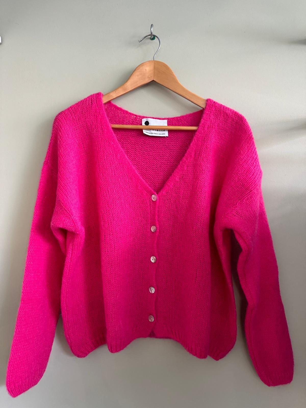 Jilly Mohair Mix Cardigan - 12 Colours