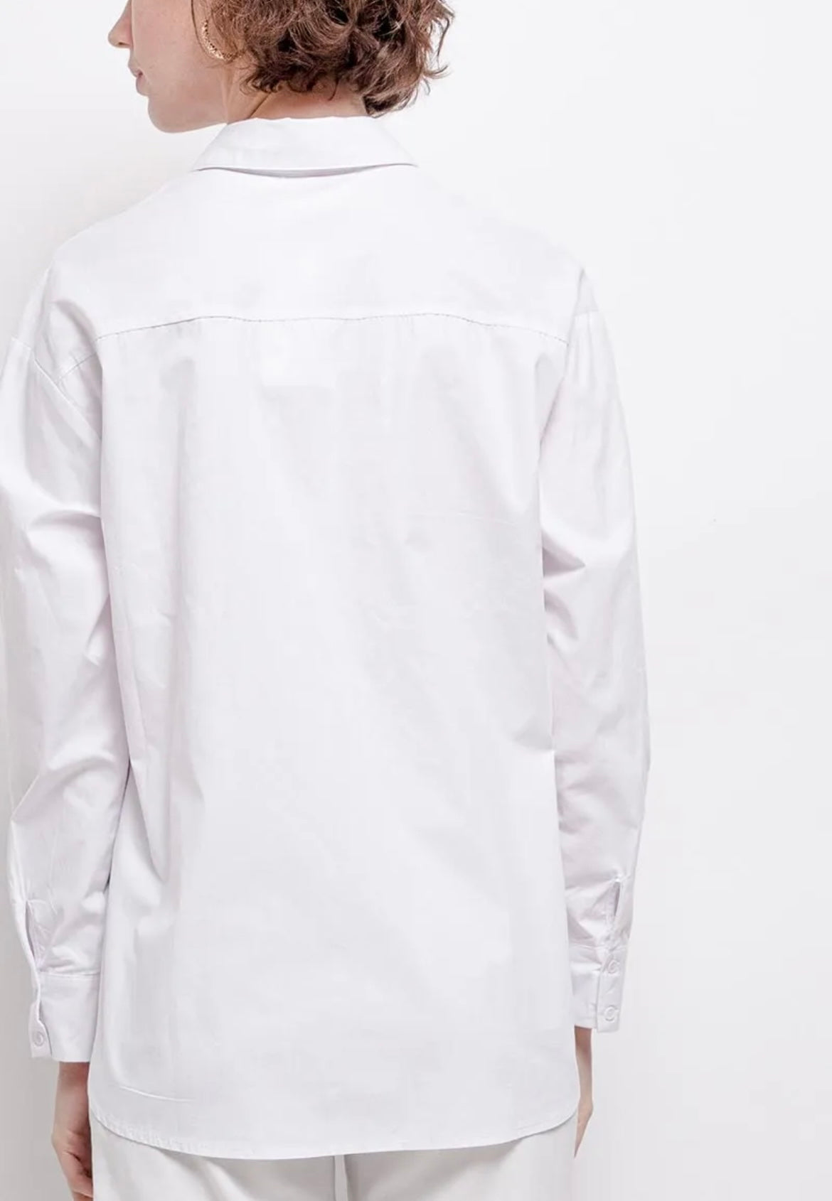 Lexie Classic White Cotton Shirt