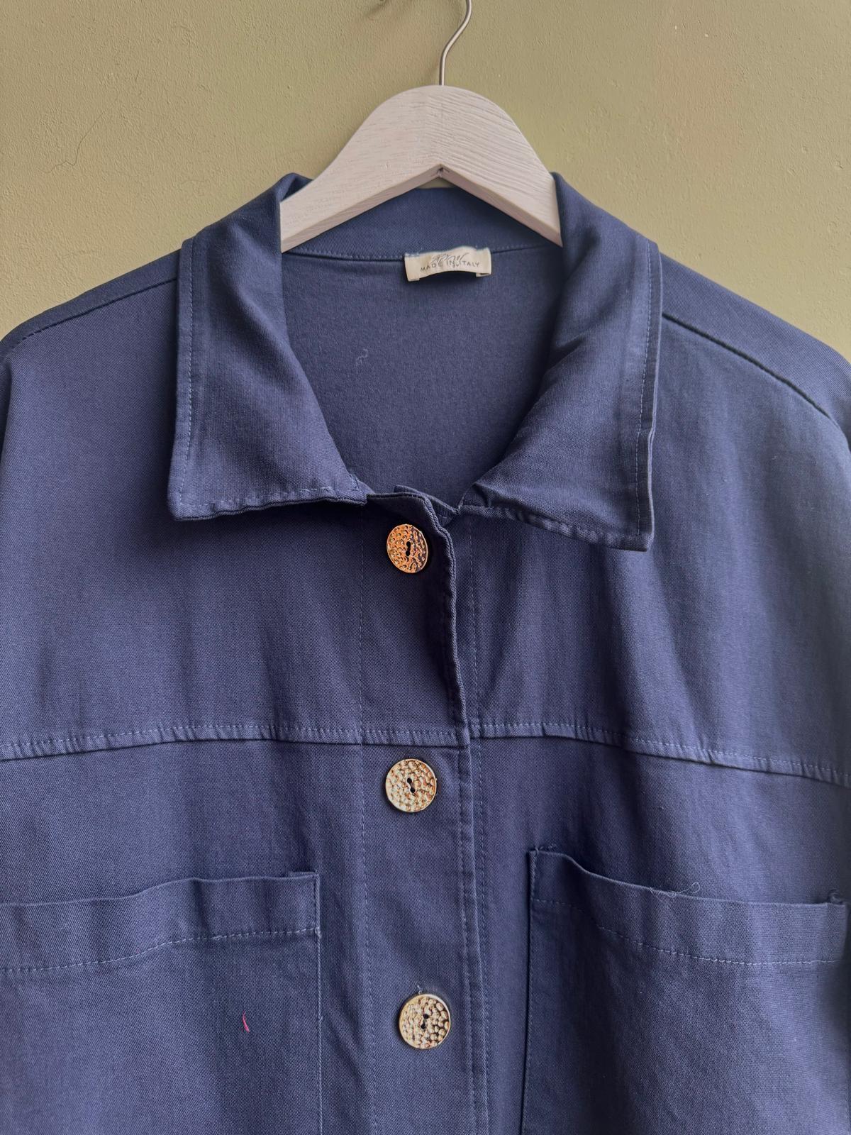 Georgia Jersey Utility Jacket With Feature Breast Pockets