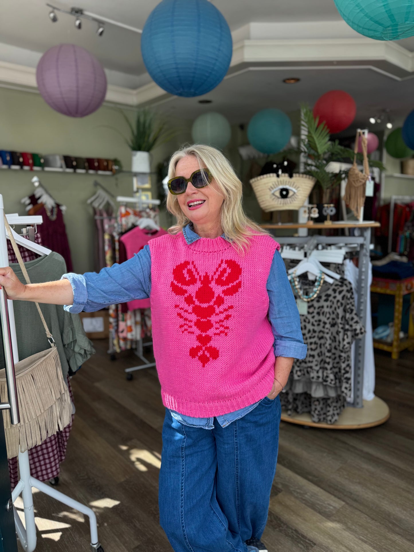 Lobster Knit Tank Top 🦞