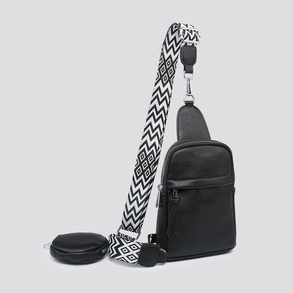 Small Sling Bag With Contrast Strap