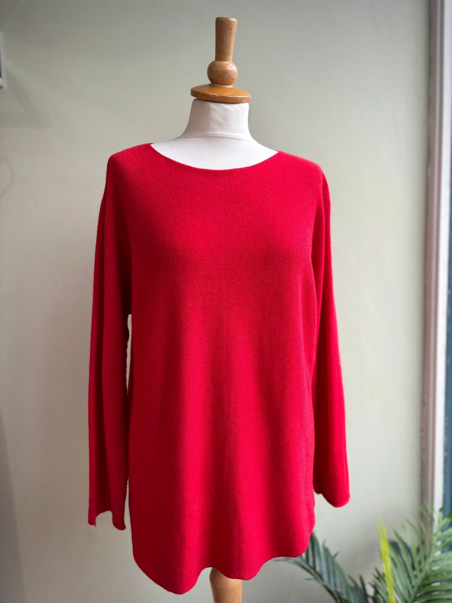 Tamarisk Core Collection Lightweight Long Sleeved Round Neck Jumper - 5 Colours