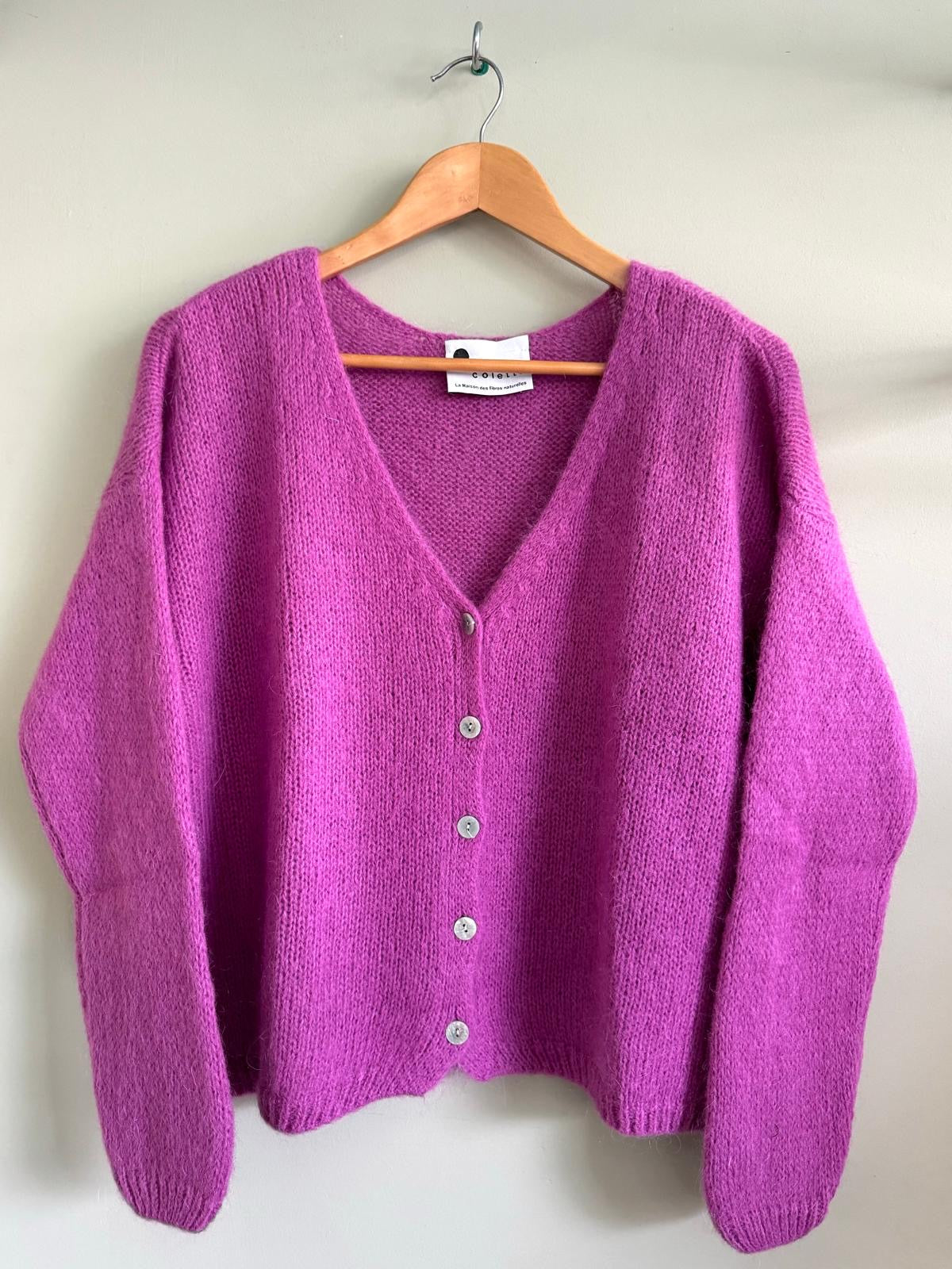 Jilly Mohair Mix Cardigan - 12 Colours