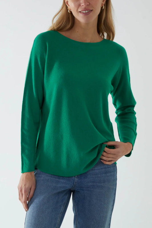 Tamarisk Core Collection Round Neck Long Sleeve Lightweight Knit Jumper