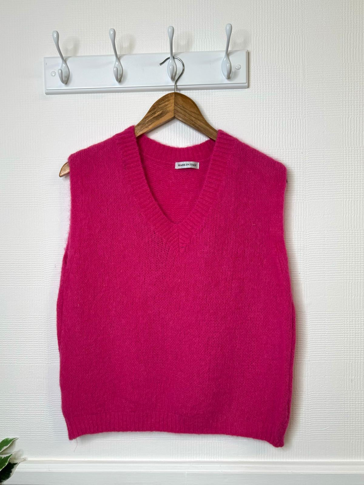 Nancy Alpaca Blend V Neck Tank Top - 8 Colours