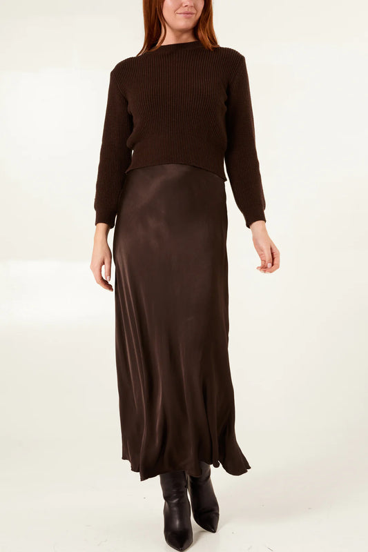Fen Satin Slip Skirt - Assorted Colours
