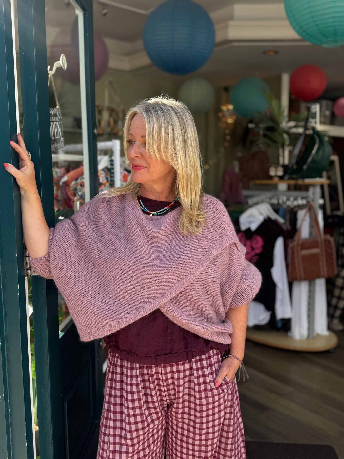 Rosie Soft Drape Crossover Jumper