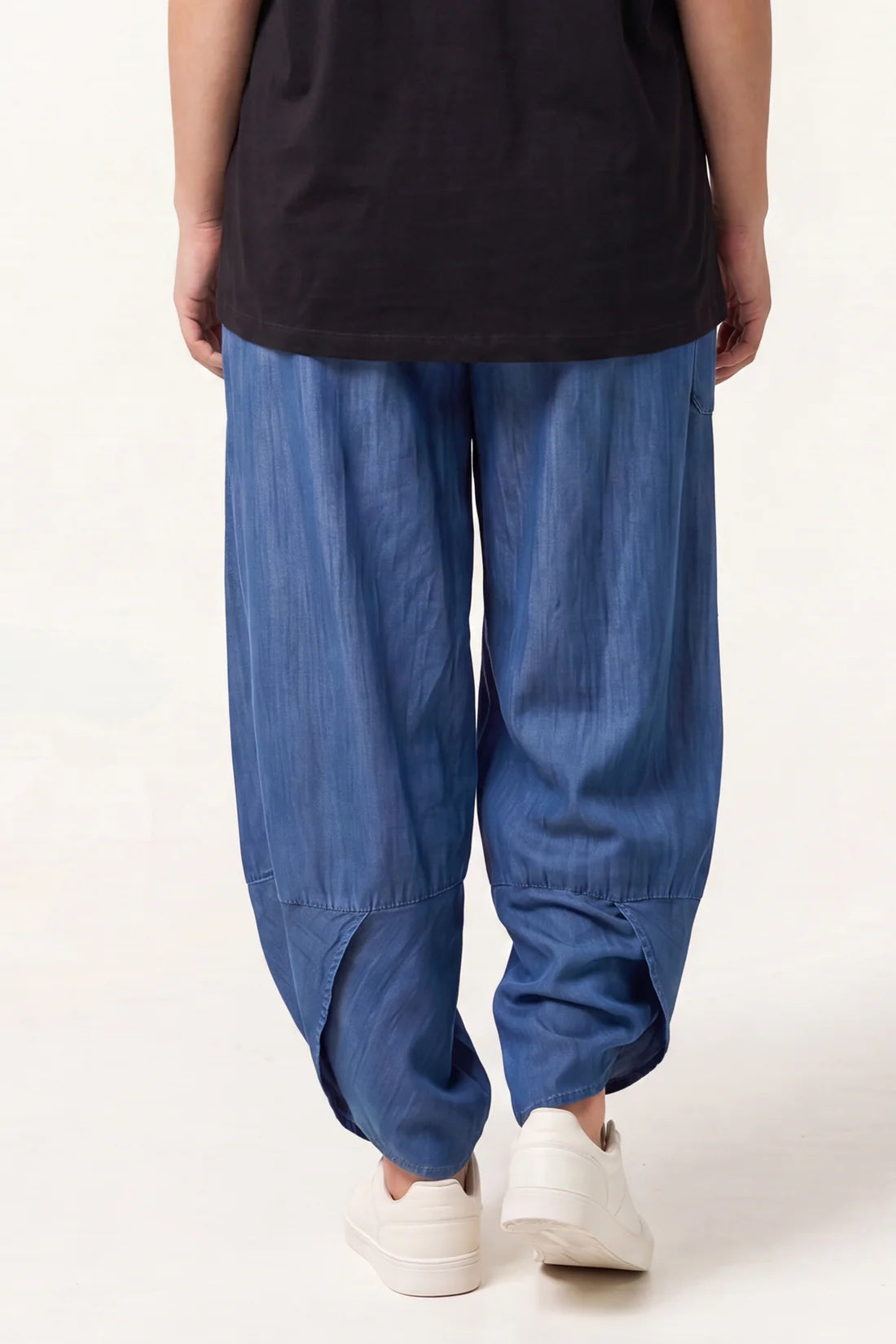 Simmie Denim Wash Lyocell Cocoon Pants