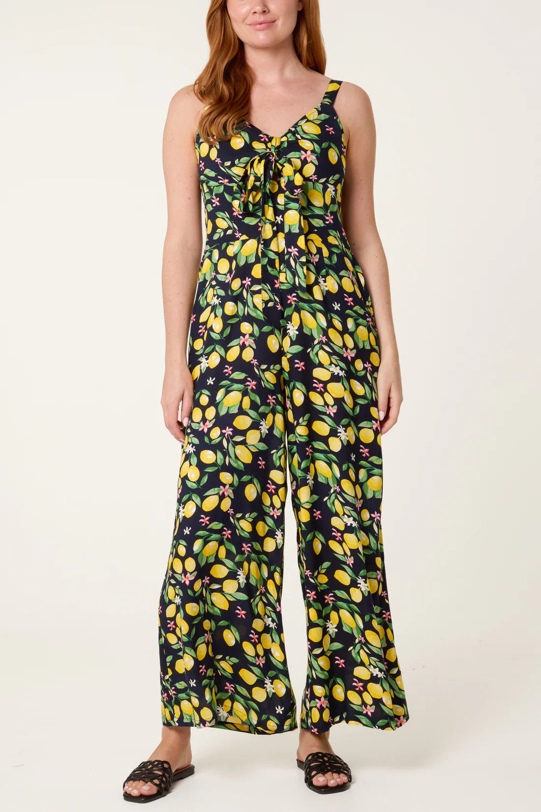 Nicola Lemon Print Jumpsuit