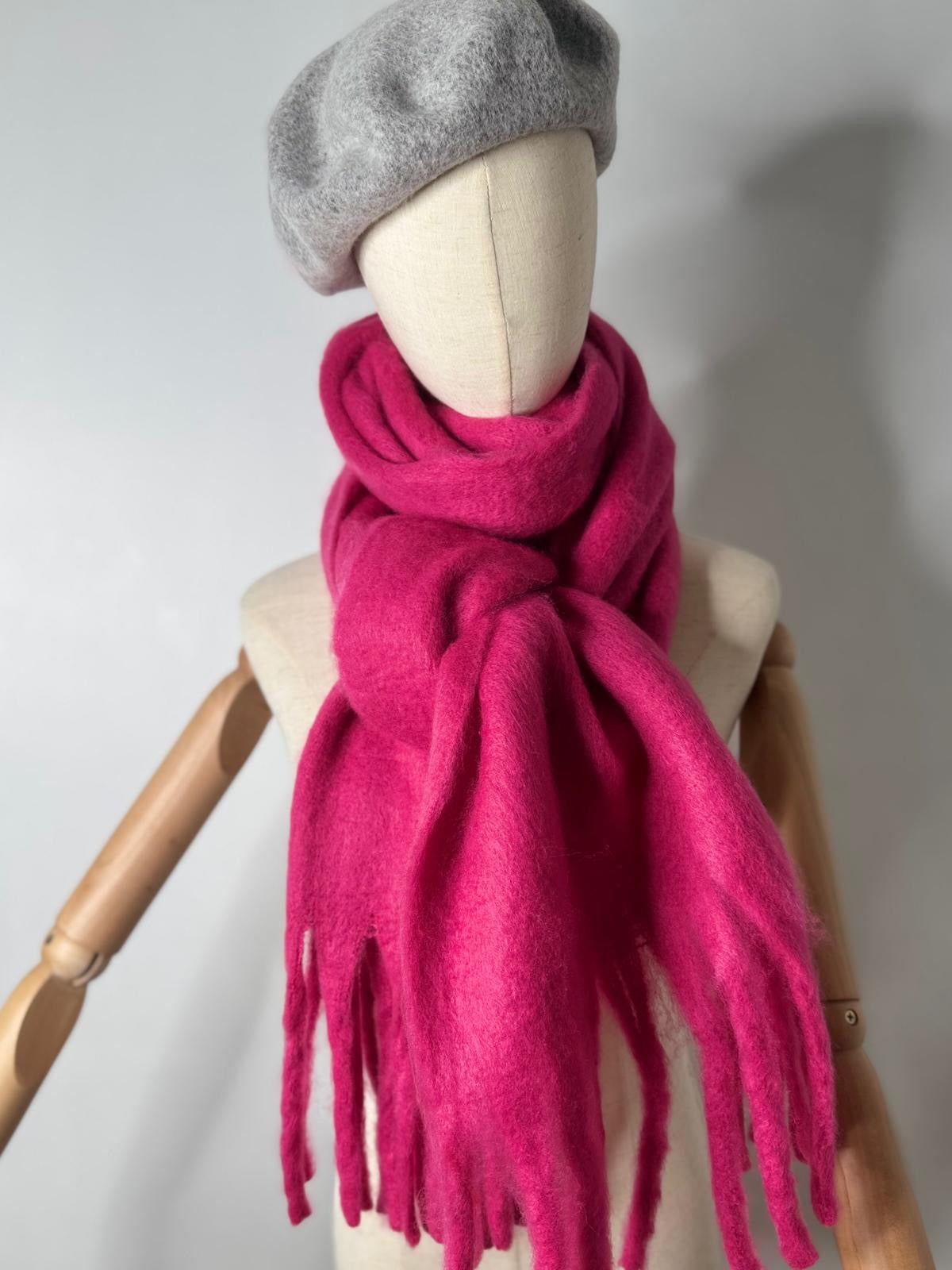 Cosy Plain Blanket Scarf - 4 Colours