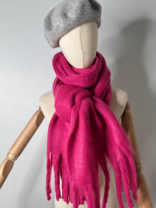 Cosy Plain Blanket Scarf - 4 Colours