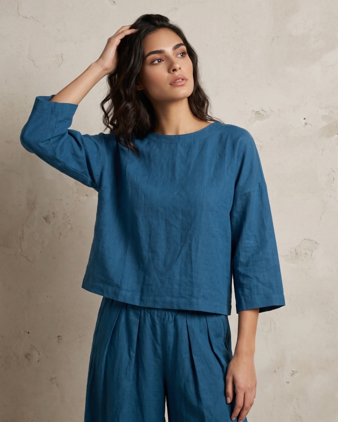 Tamarisk Core Collection Linen Blend Top