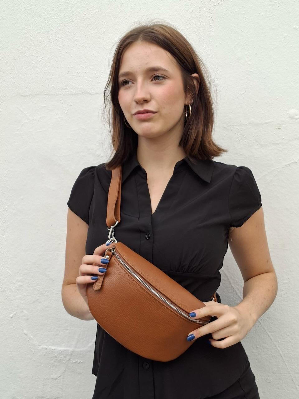 Pebble Leather Bum Bag - Regular Size