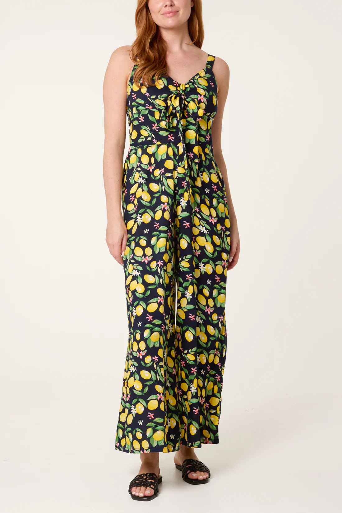 Nicola Lemon Print Jumpsuit
