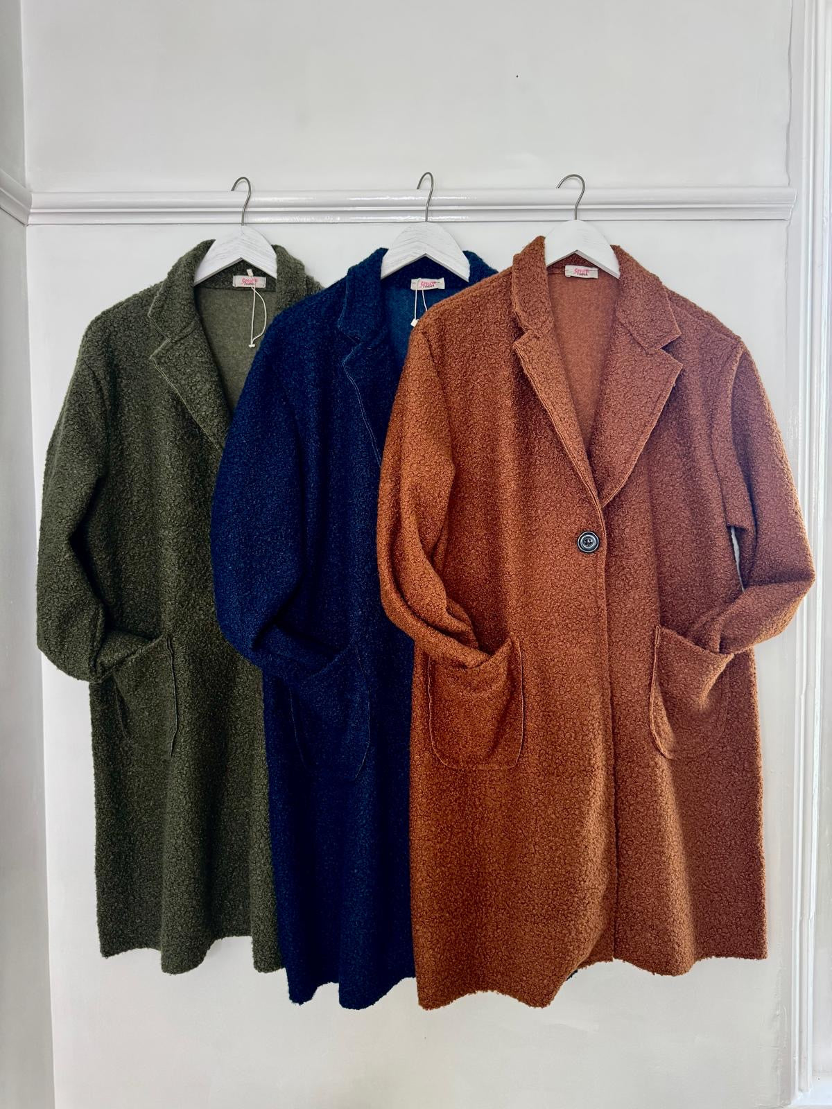 Goose Island Boucle Coat - 3 Colours