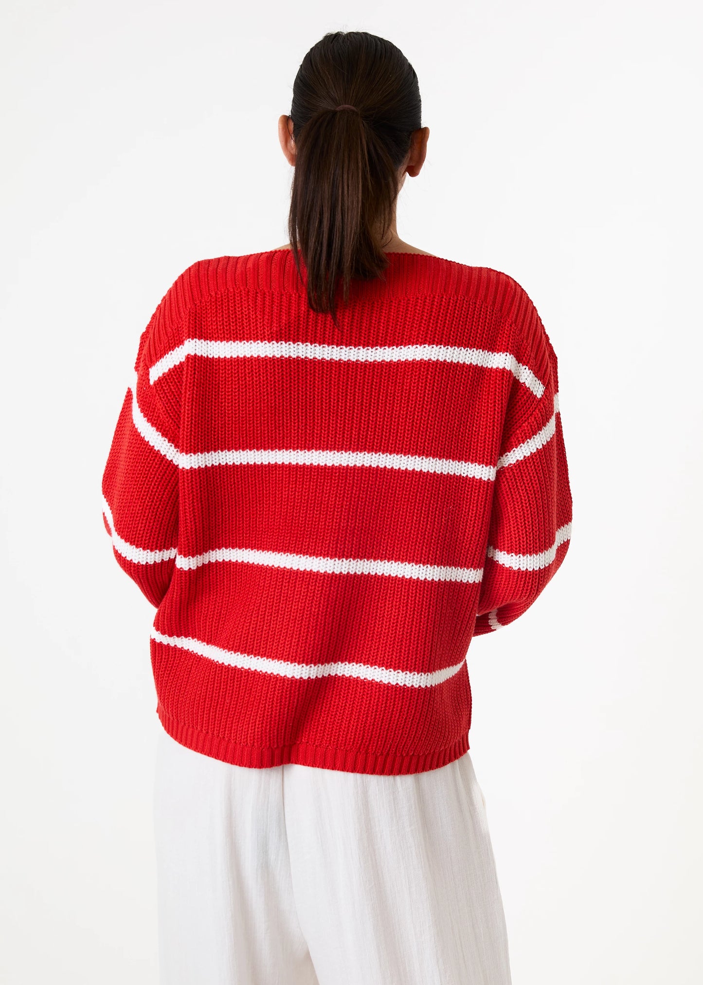 Jessie Nautical Style Stripe Knit Jumper
