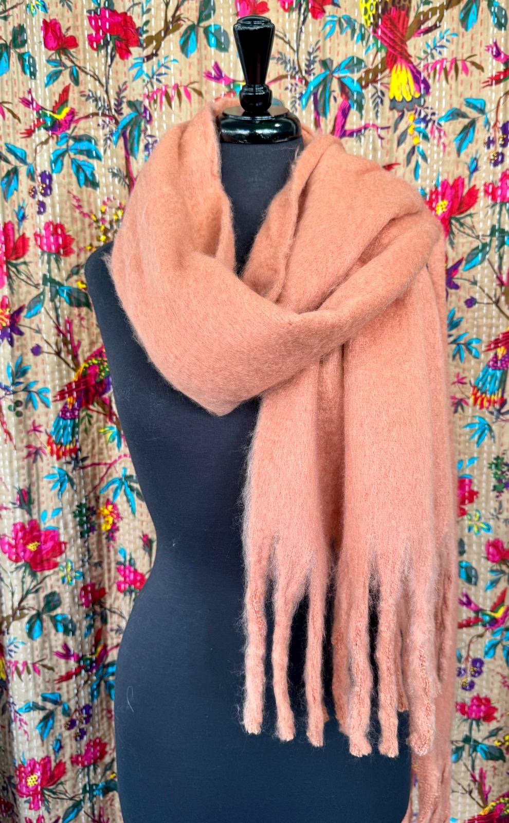 Cosy Plain Blanket Scarf - 9 Colours