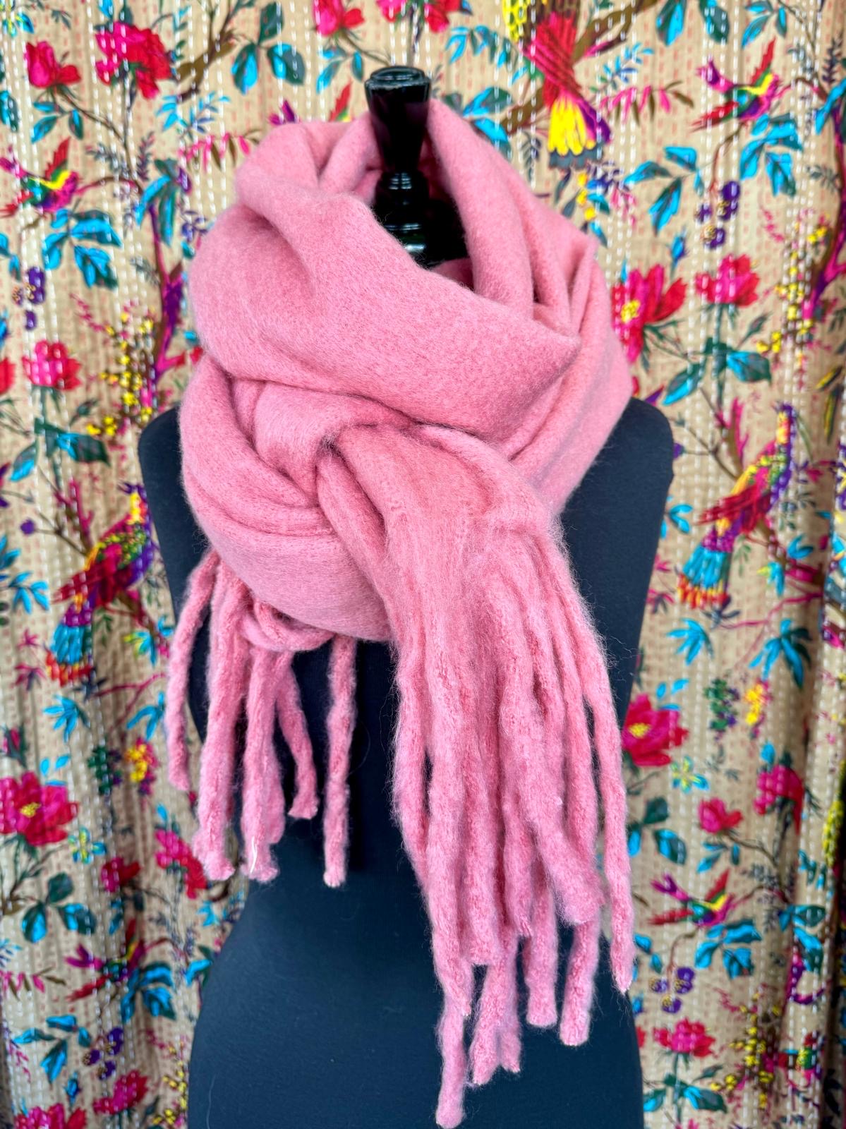 Cosy Plain Blanket Scarf - 9 Colours