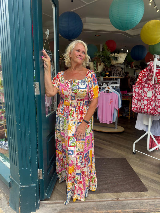 Miranda Seaside Postcard Dress