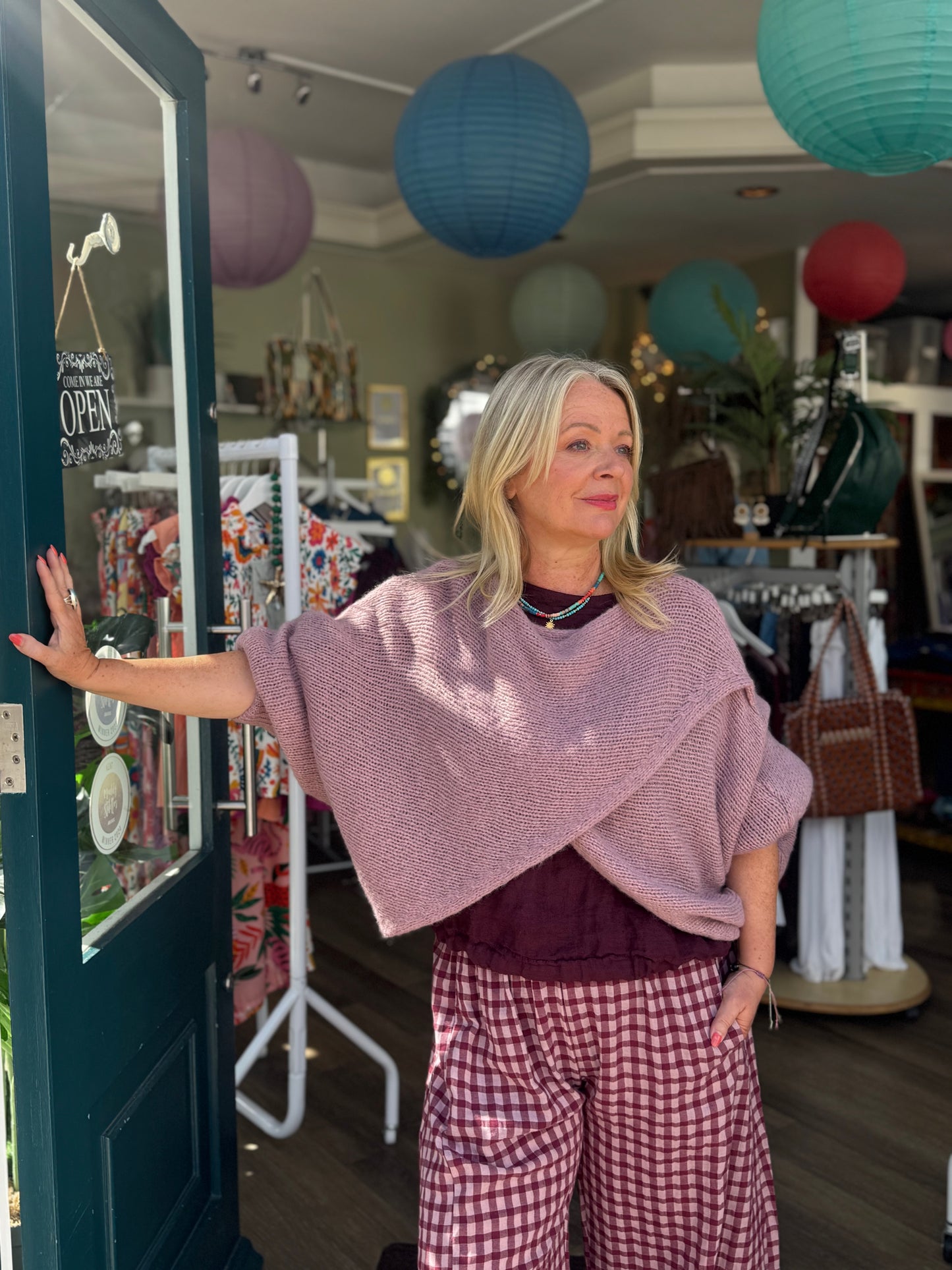 Rosie Soft Drape Crossover Jumper