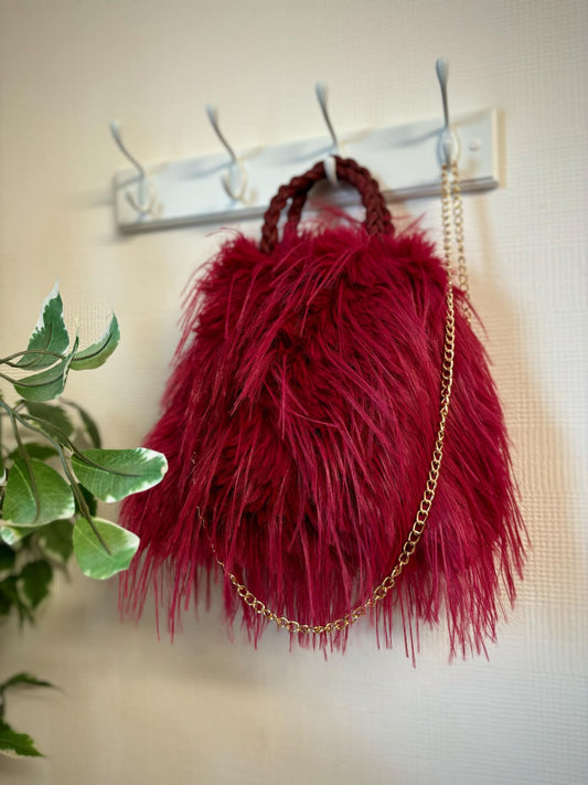 Shaggy Faux Fur Bag - 3 Colours