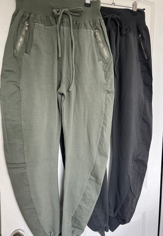 Suzy D Ultimate Joggers - Khaki Or Charcoal Grey