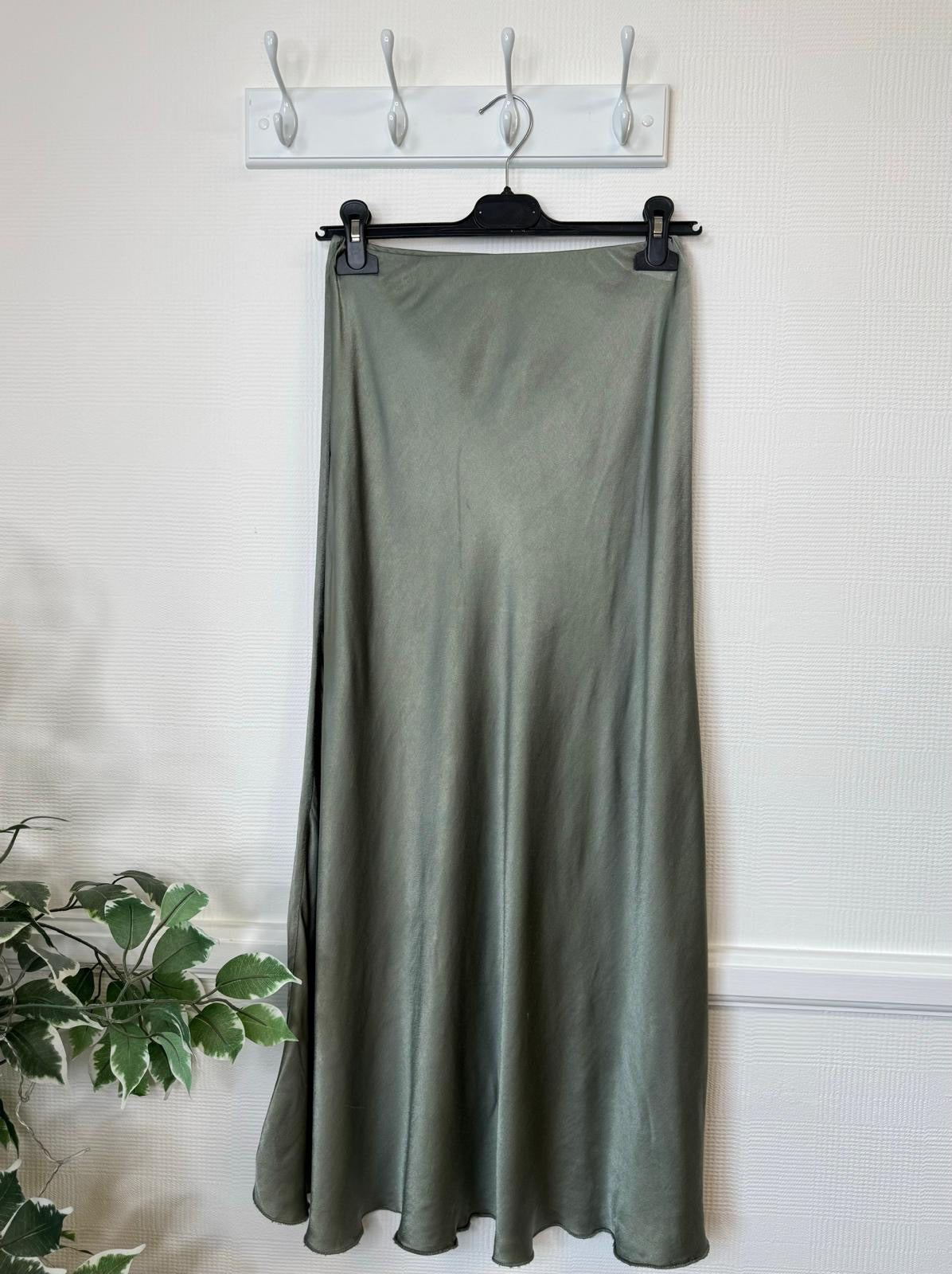 Fen Satin Slip Skirt