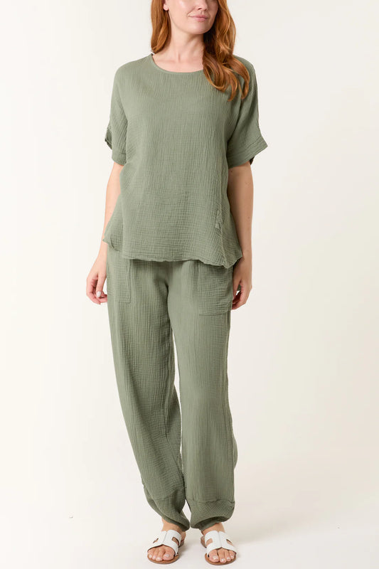 Minnie Cotton Cheesecloth Co-Ord Set - 4 Colours