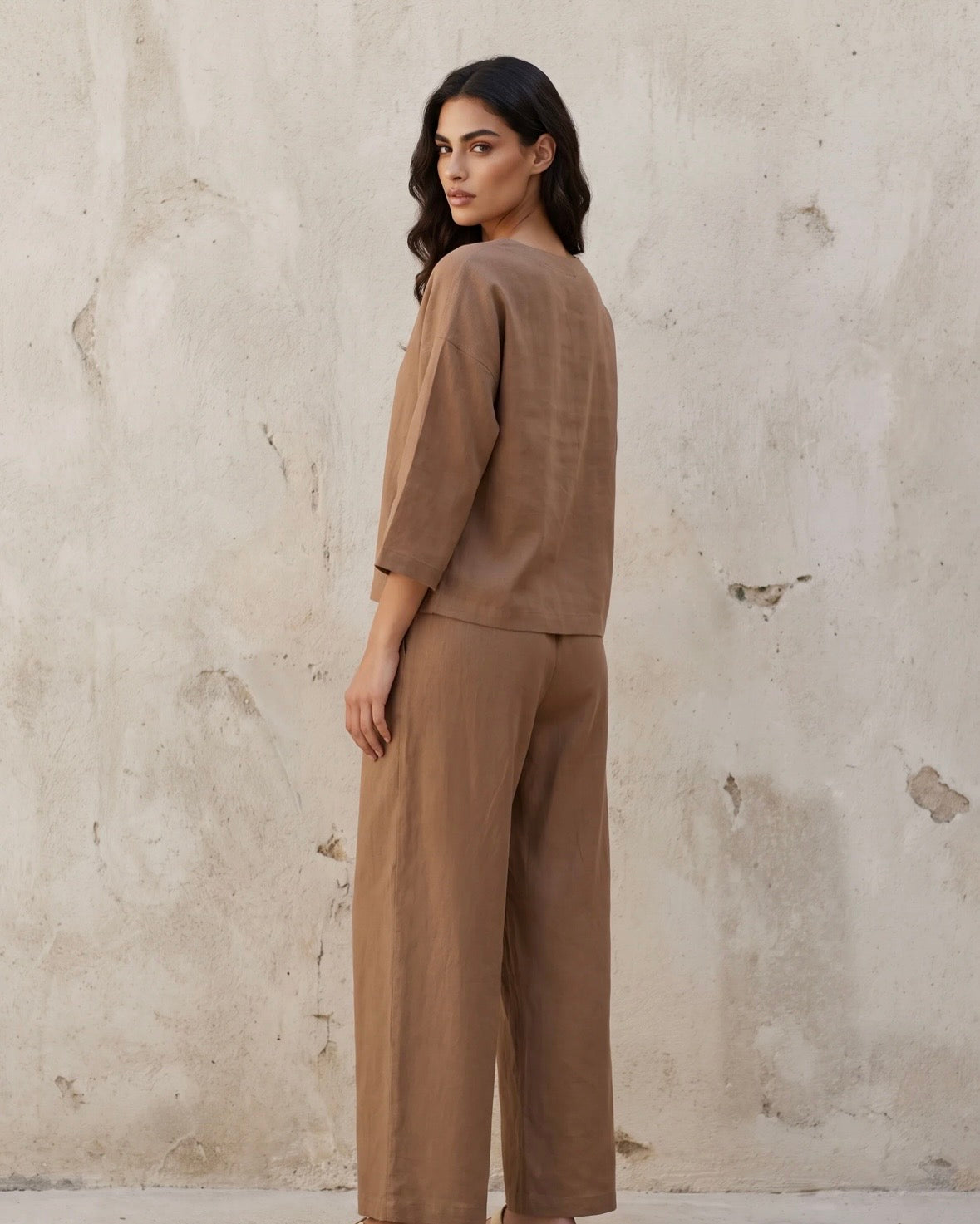 Tamarisk Core Collection Linen Blend Top